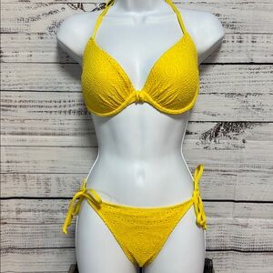 NWOT H&M Bright Yellow Bikini Set